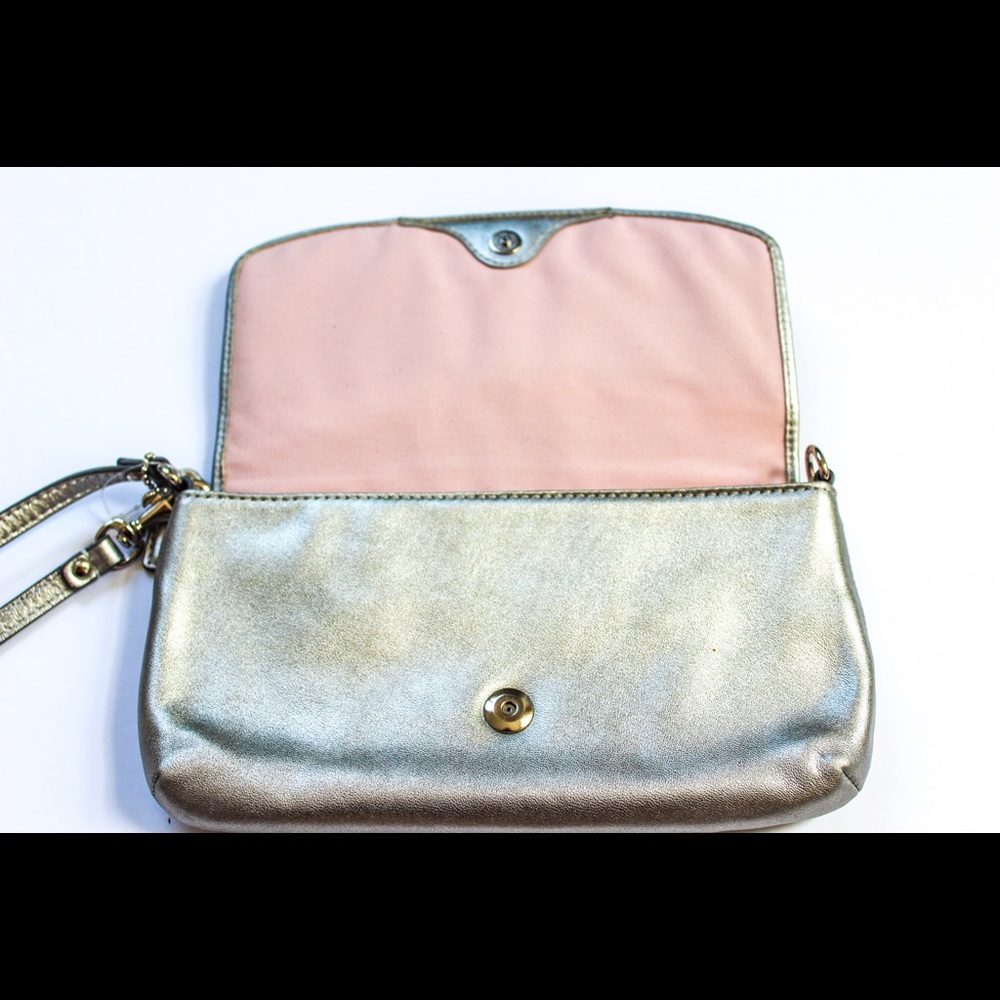 Never used Coach large flap wristlet. - Picture 3 of 7