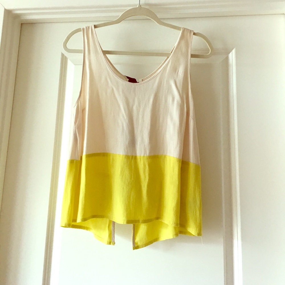 Tie-back tank top