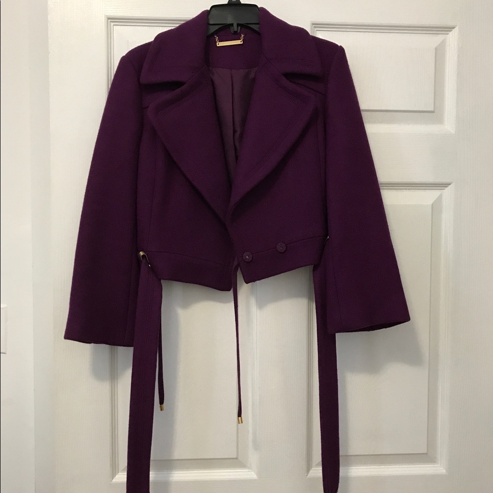 Diane Von Furstenberg mikhaila crop wool jacket