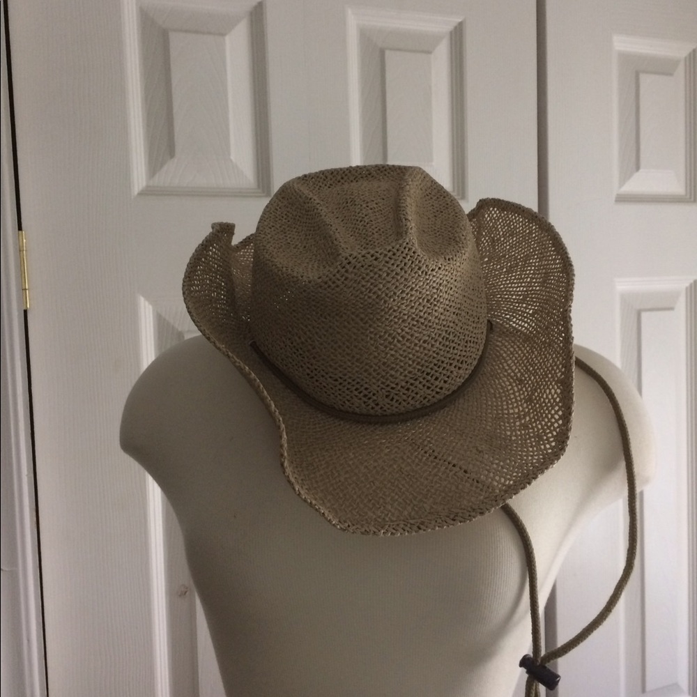 Straw cowboy hat