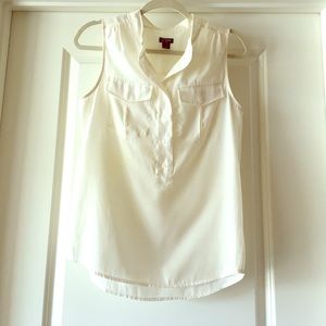 J. Crew sleeveless blouse