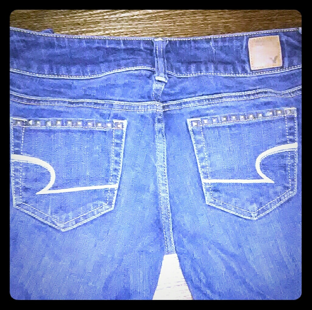 American eaglr crop jeans/capri