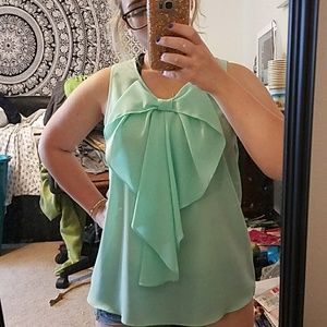 Cute mint green summer tank!