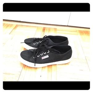 Superga black sneakers