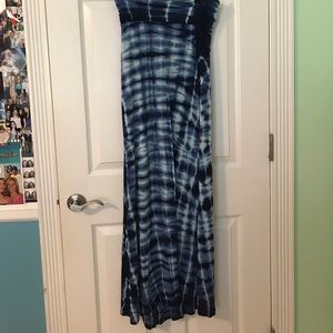 Tye dye maxi skirt