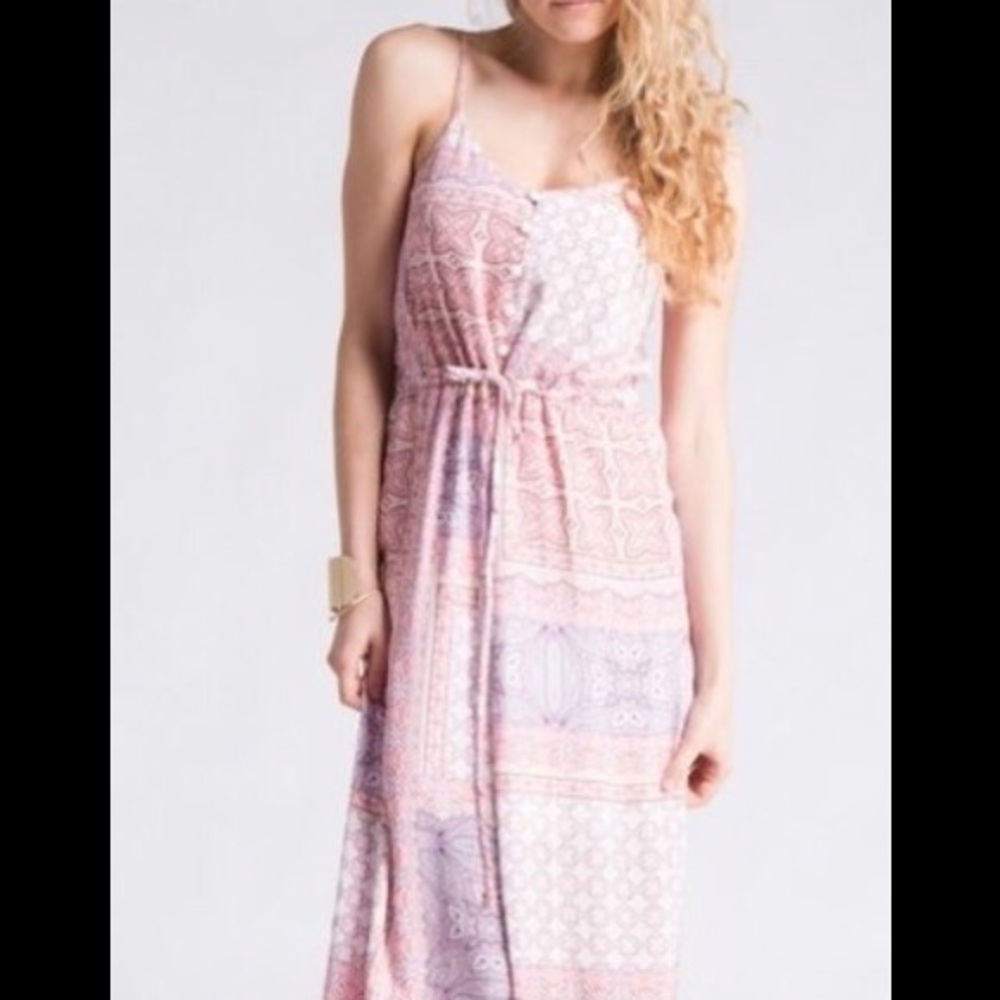 Pink maxi dress