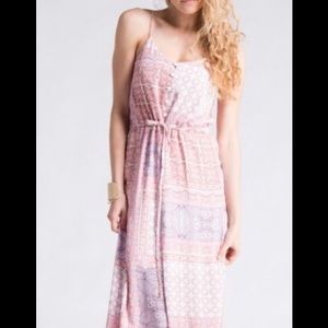 Pink maxi dress
