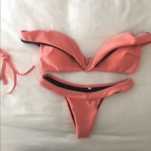 Off the shoulder bathing suit