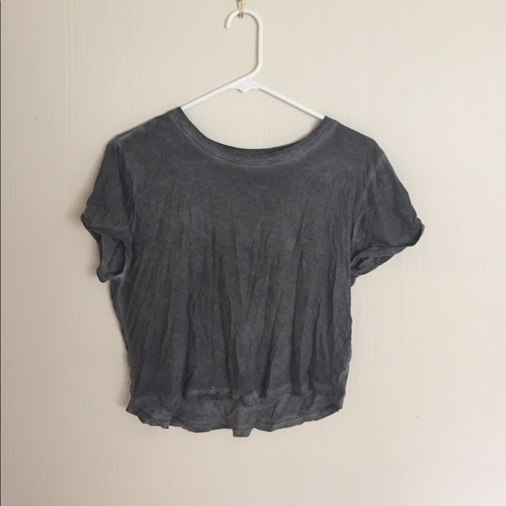 acid wash crop top