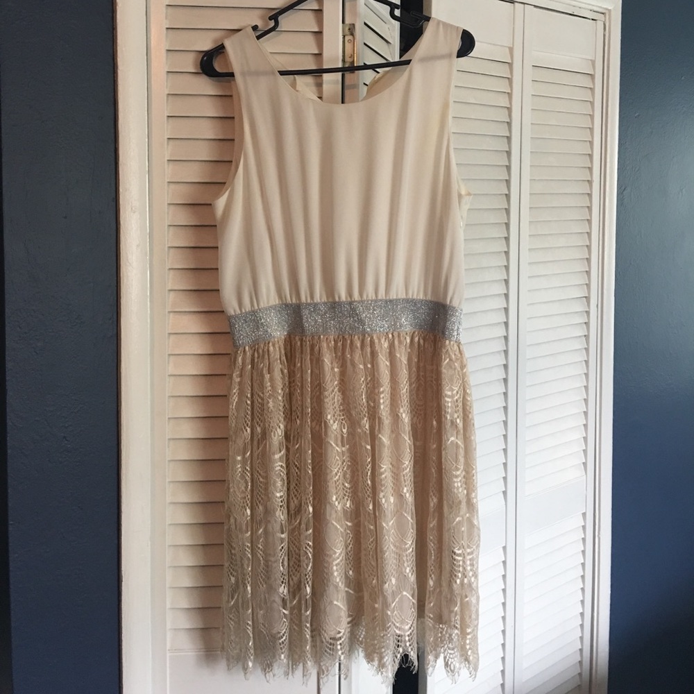 Pins & Needles Dress Sparkly Lace