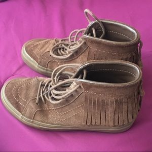Vans moccasin high tops
