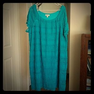 Dress Barn Teal Dress