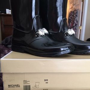 Michael Kors "Leslie"  Rain Boots Size 9