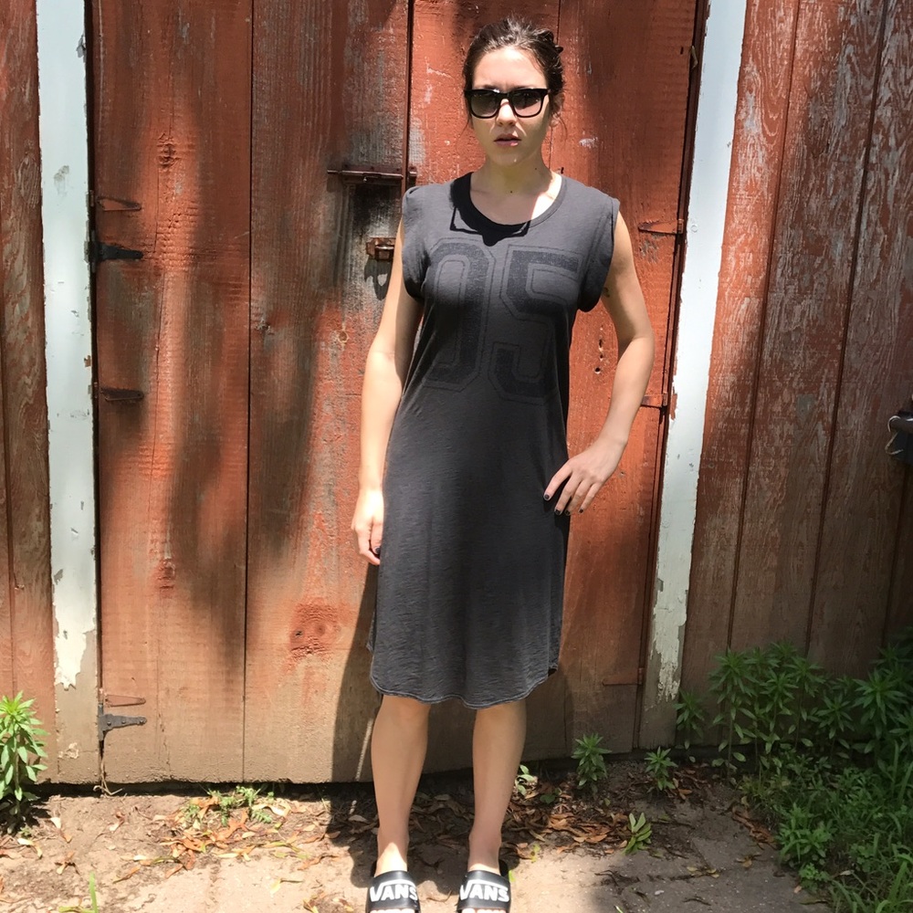 Sundry Varsity T Shirt Dress