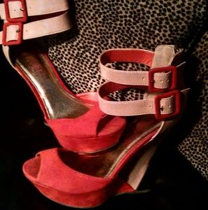 2-Tone Wedge w/ Double strap