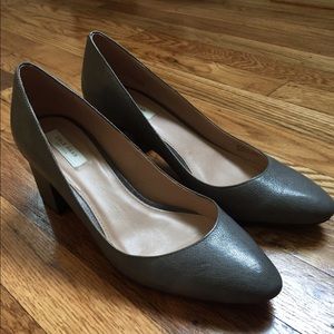 Cole Haan Eliree block pumps grey 6