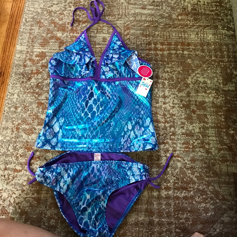 Two piece swimming suit
