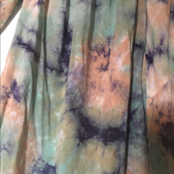 Boho quarter sleeve shirt tie dyed - Picture 3 of 3