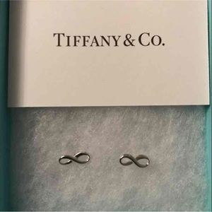 Tiffany & Co silver infinity earrings