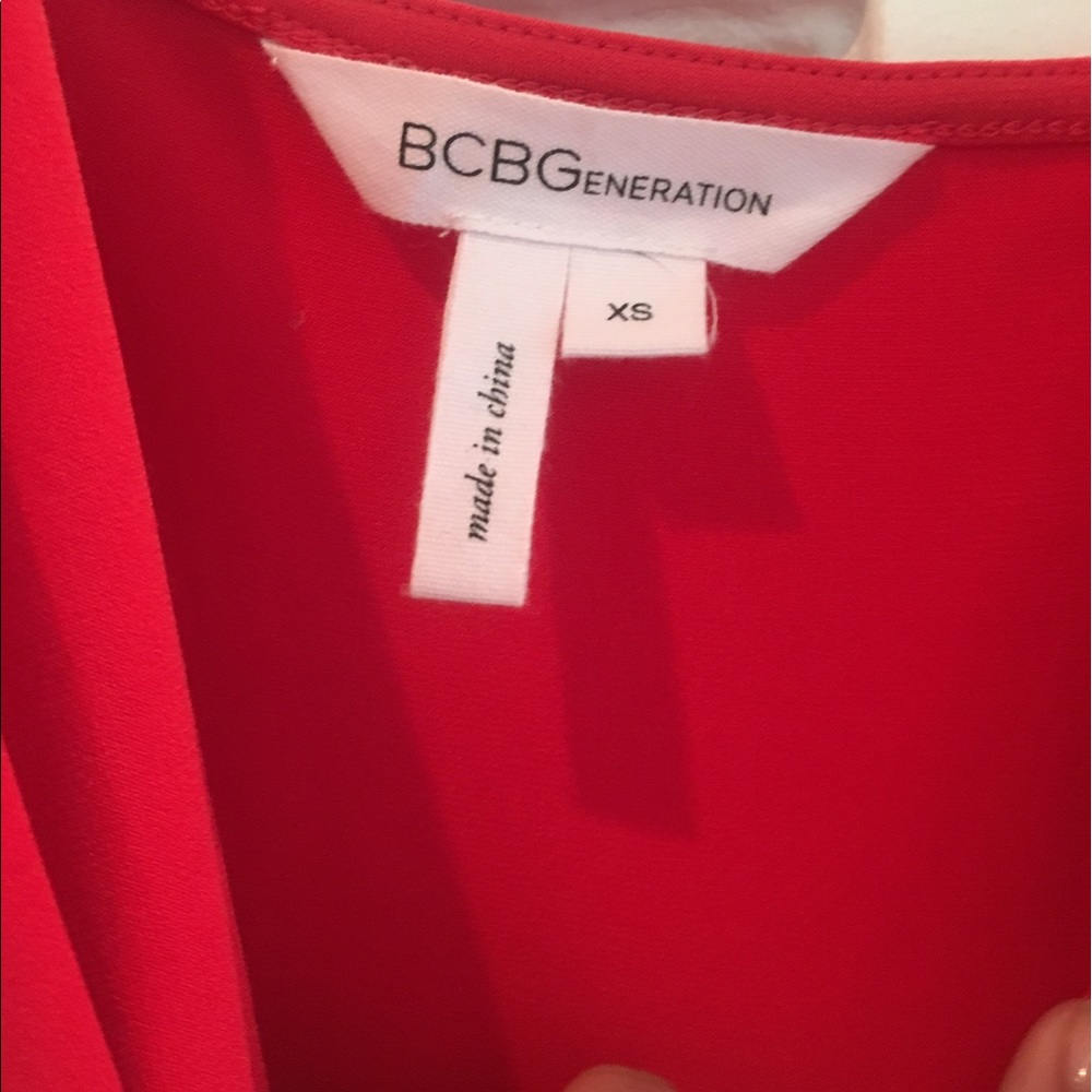 RED BCBGeneration DRESS - Picture 2 of 2