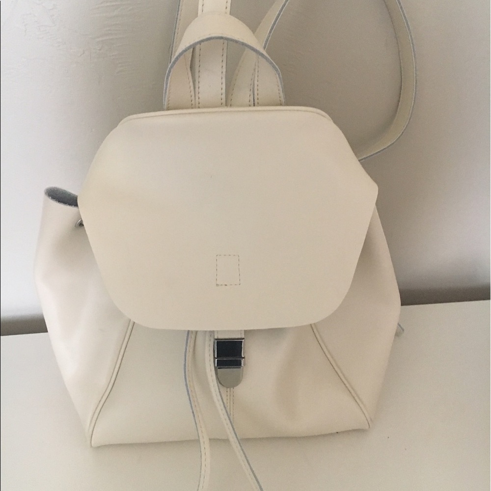 Leather backpack