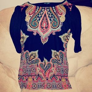 Print Shift Dress