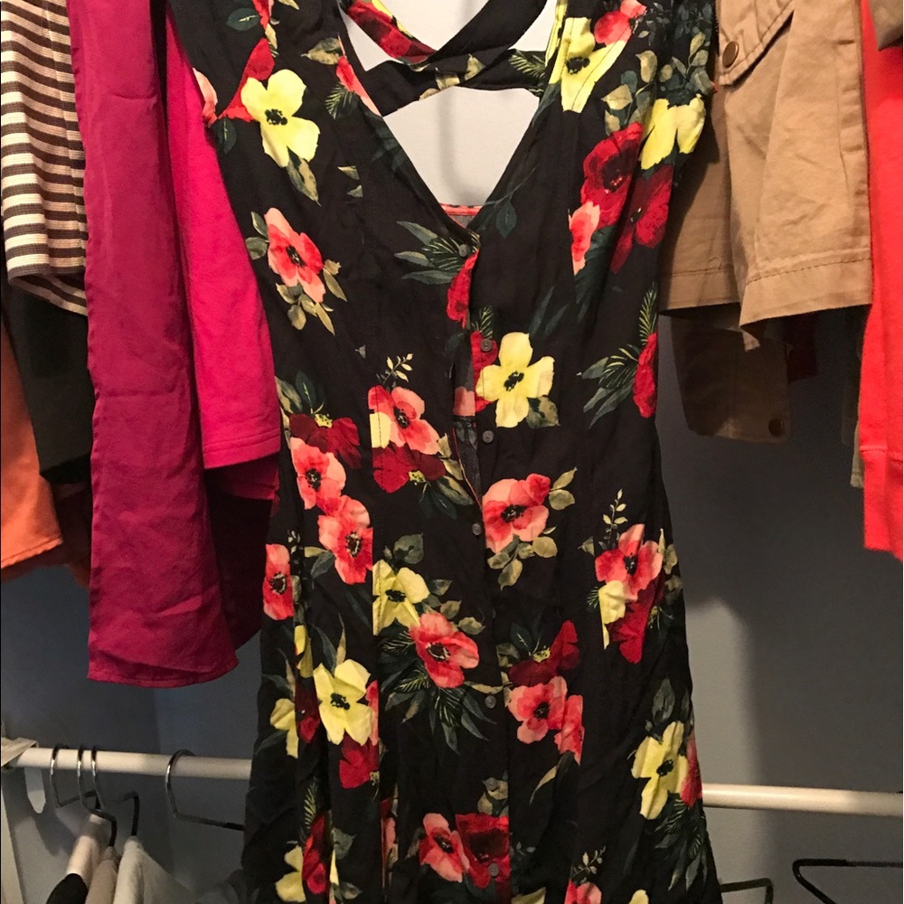 Hollister fit and flow dress
