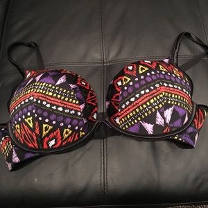 Beautiful multi colored boho bra!
