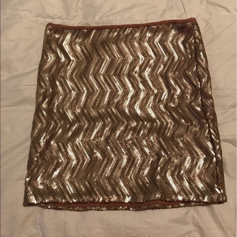 Free people sequin pencil skirt