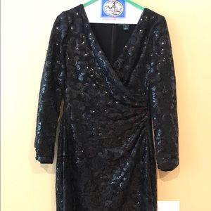 Ralph Lauren black Sequined Dress