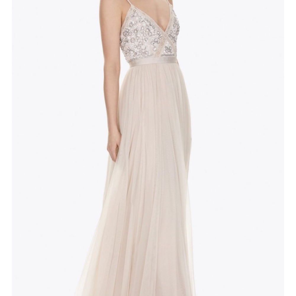 NWT BHLDN Needle and Thread Hand Beaded Dress