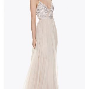 NWT BHLDN Needle and Thread Hand Beaded Dress