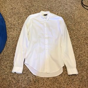 Zara Man slim fit flax shirt