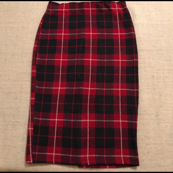 Zara Dresses & Skirts - Zara Tartan plaid pencil skirt