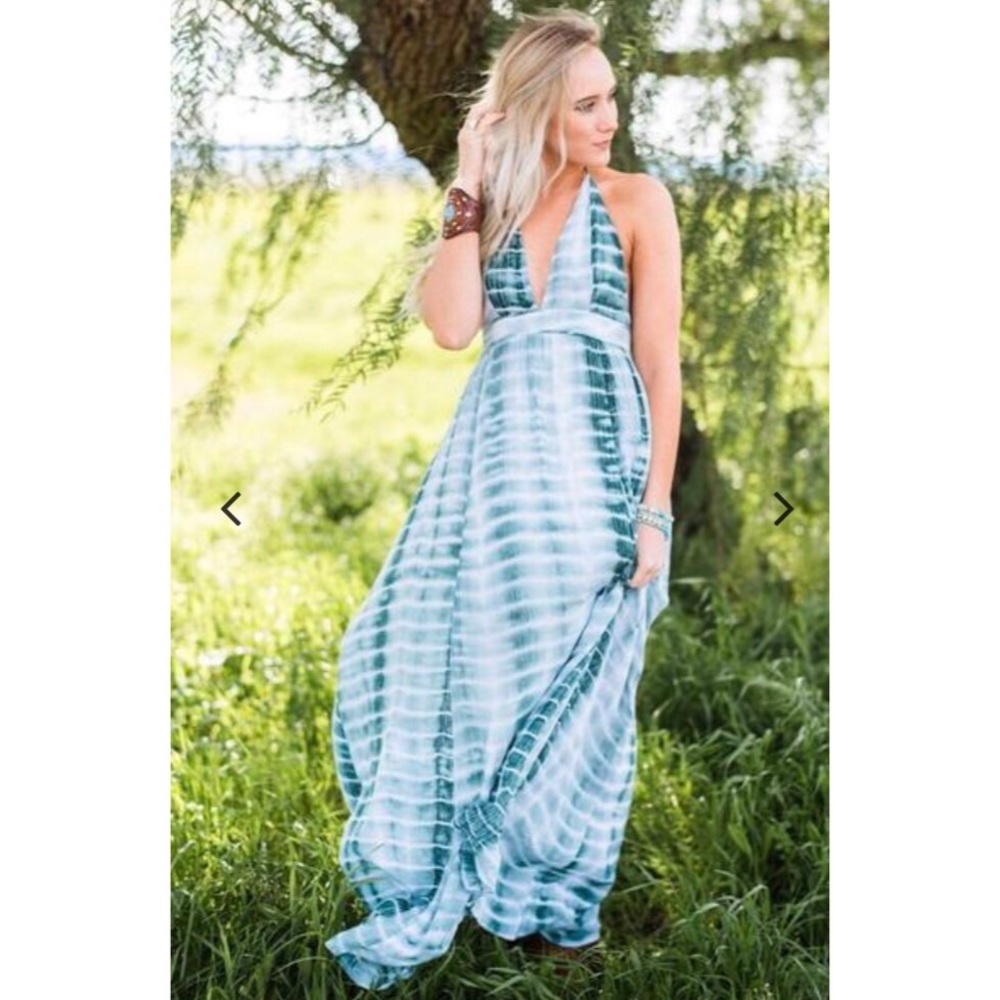 Bohemian Maxi Dress--Medium NWOT