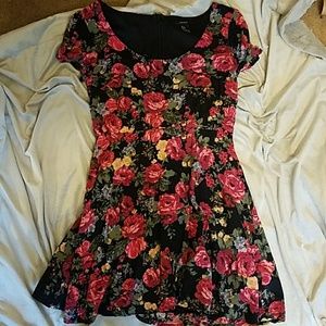 Floral skater dress