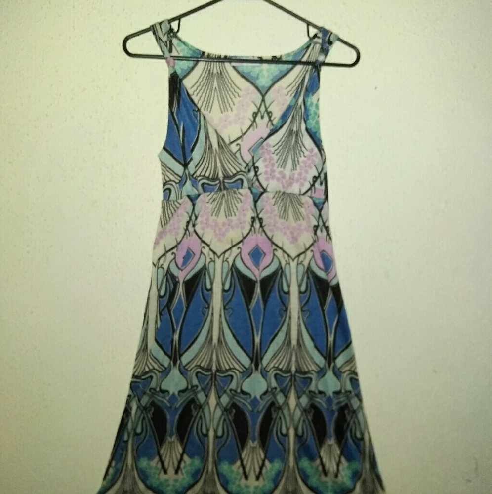 Unique print dress