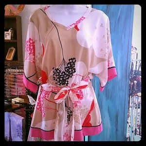 Blouse by New York and Company Stretch Size S