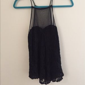 Urban Outfitters Mesh/lace going out top