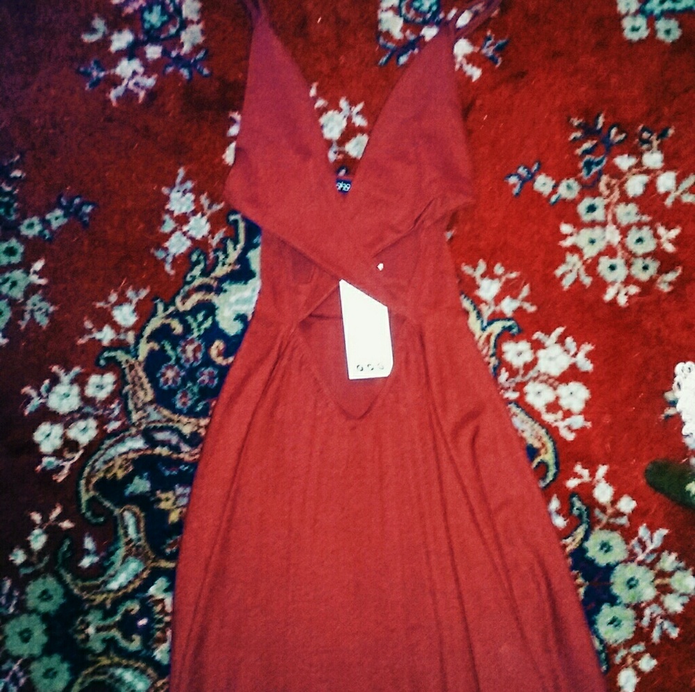 Boohoo belly-less skater dress