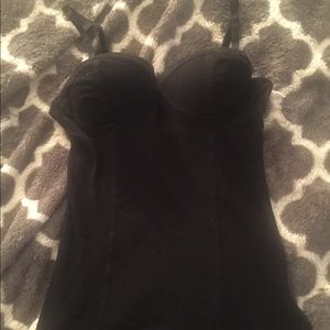 Madden Girl Black bustier top