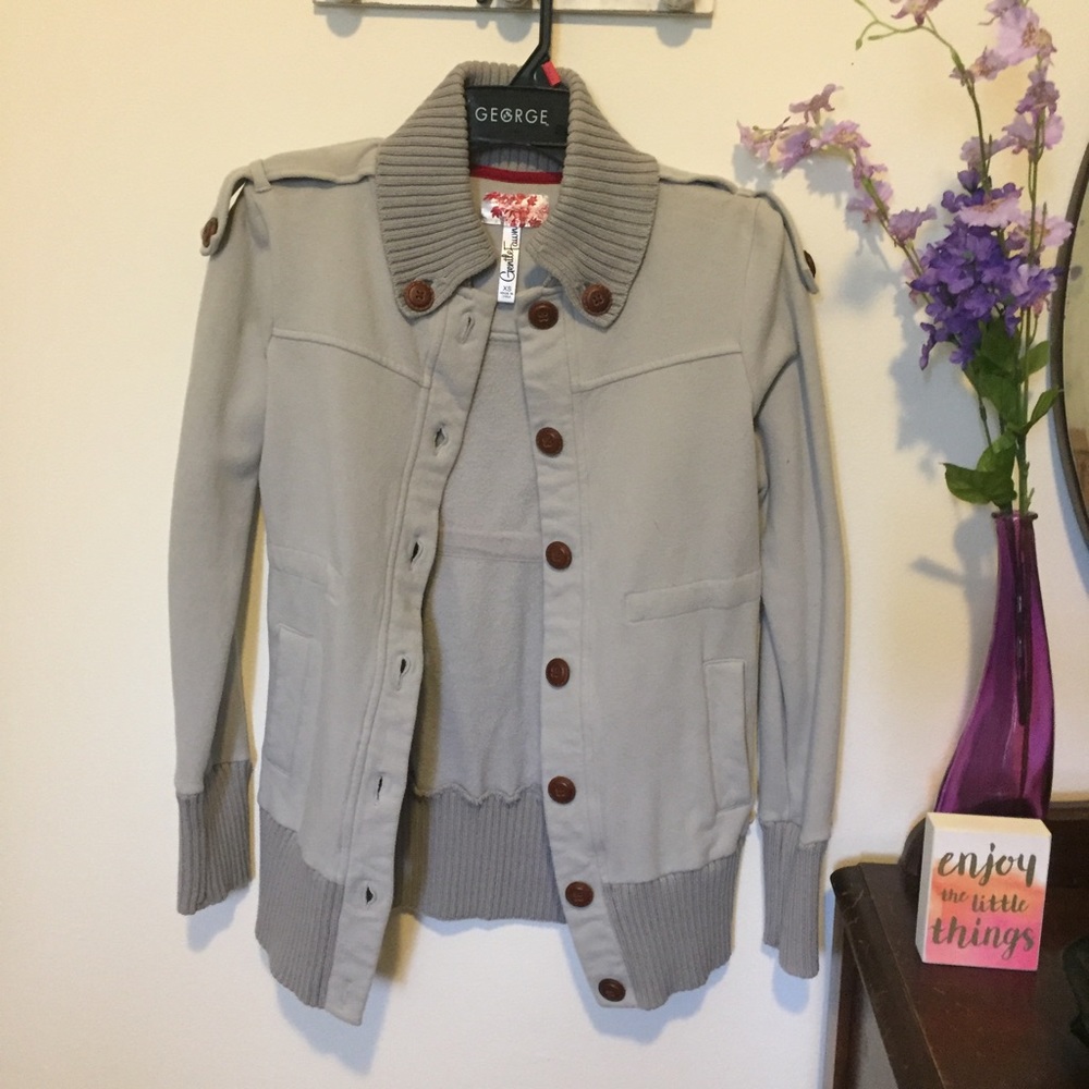 Gentle Fawn Button Sweater