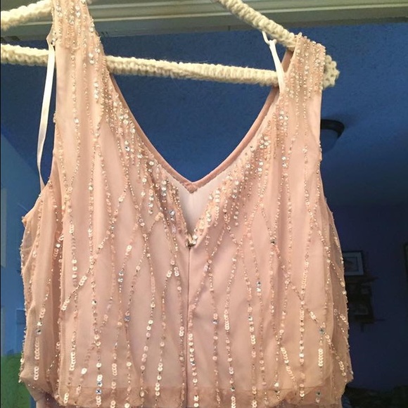 Adrianna Papell sequin floor length gown - Picture 3 of 6