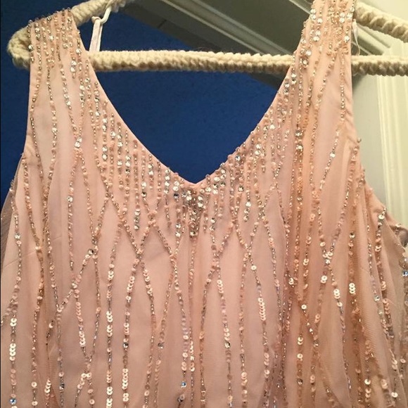 Adrianna Papell sequin floor length gown - Picture 4 of 6