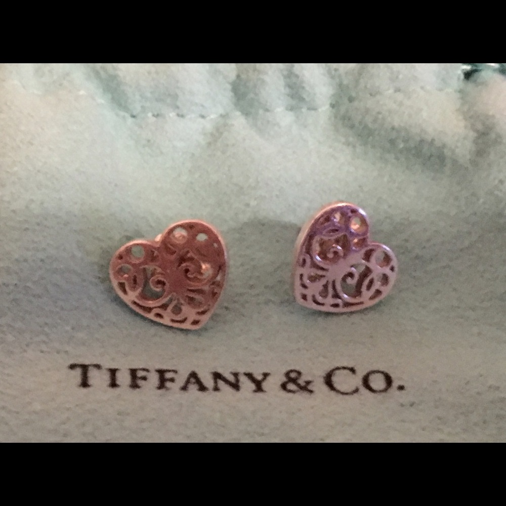 Tiffany heart earrings
