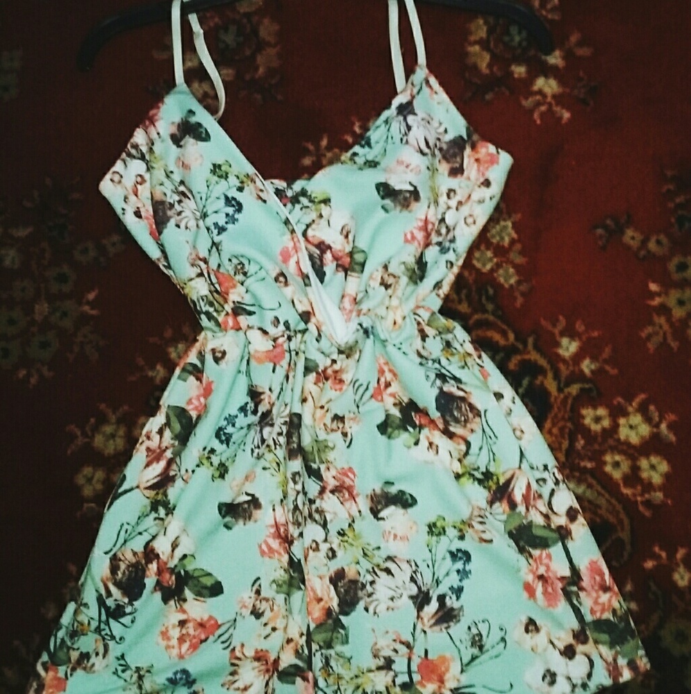 Boohoo floral romper
