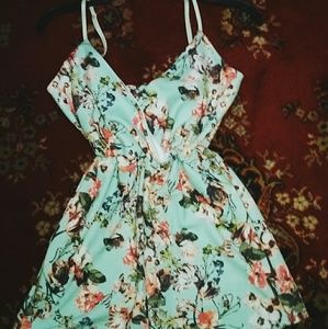 Boohoo floral romper