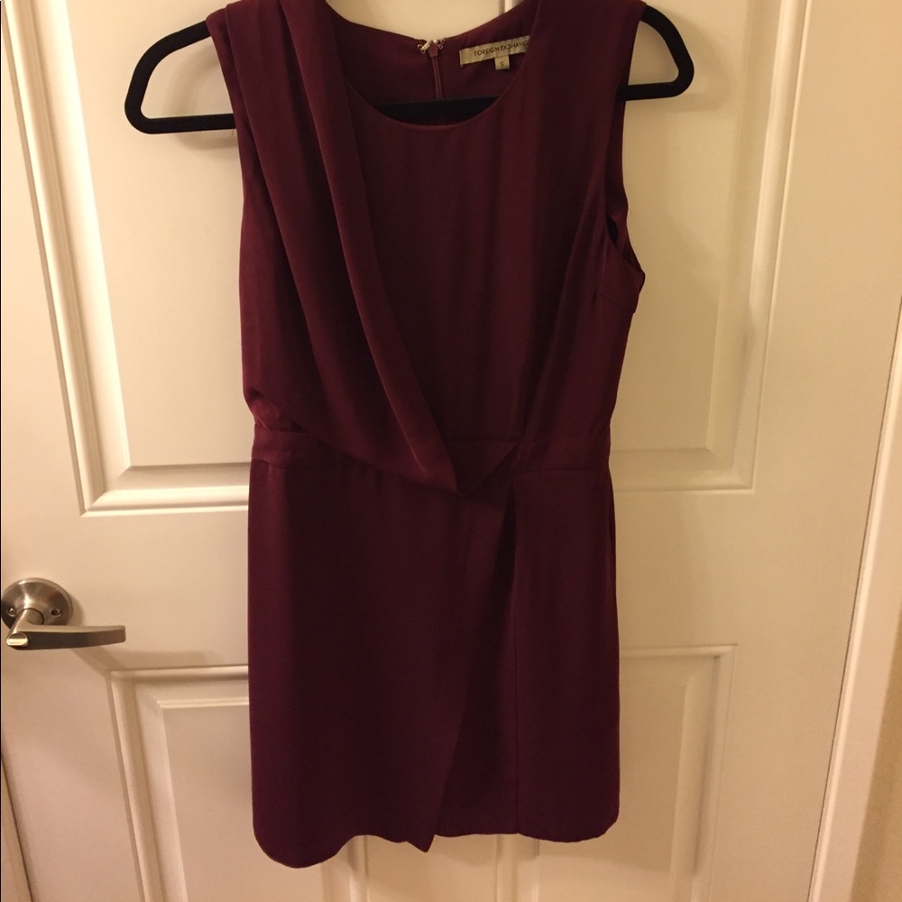 Maroon formal dress