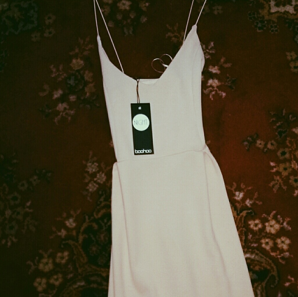 Boohoo strappy skater dress