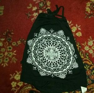 Boohoo halter top cropped boho